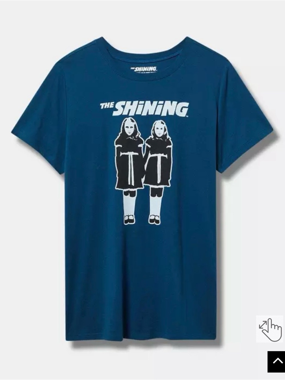 PreLoved Torrid The Shining Twins Blue Classic Fit Crew Tee Plus Size 3 22/24 3X